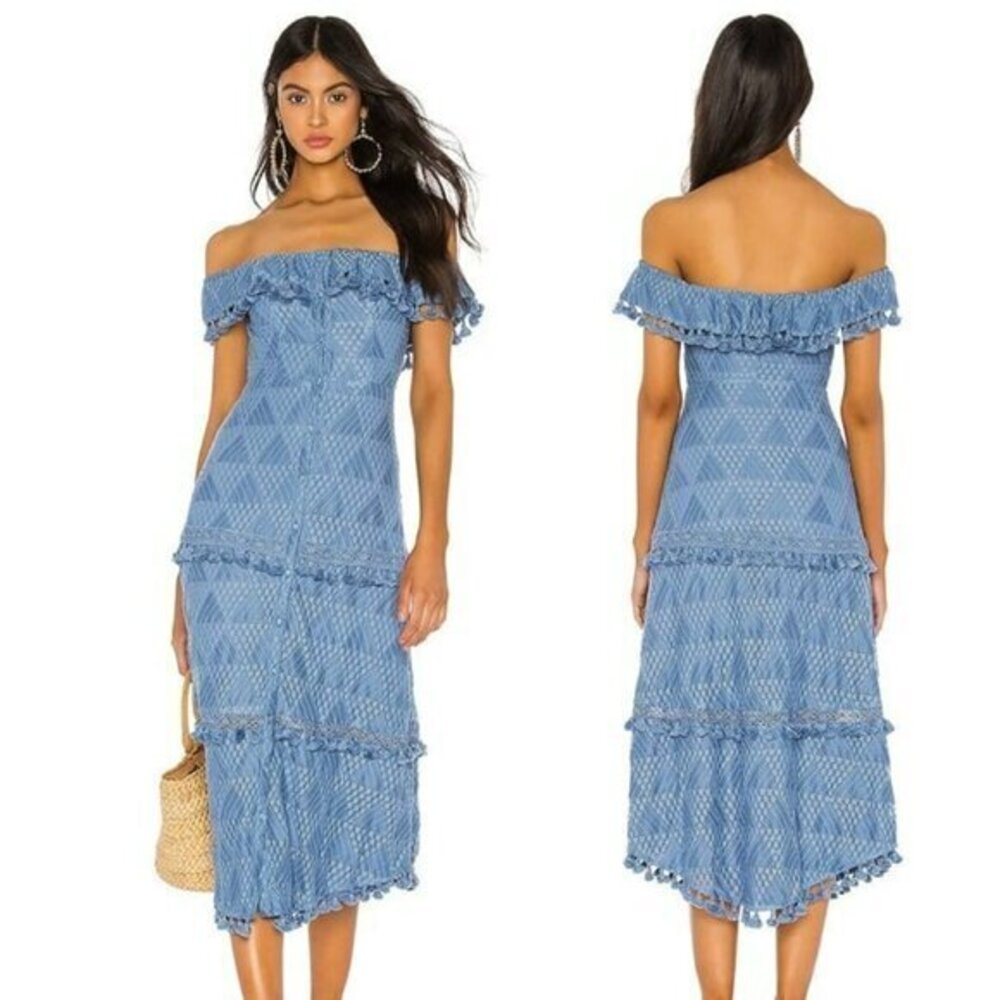 Tularosa Monica Dress - Slate Blue